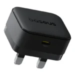 Baseus 20W Palm Fast Charger Type C UK Pin – Cluster Black